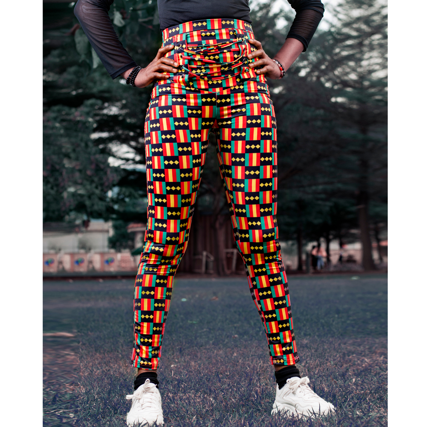 Pan Africa Kente Print Leggings – Bold African