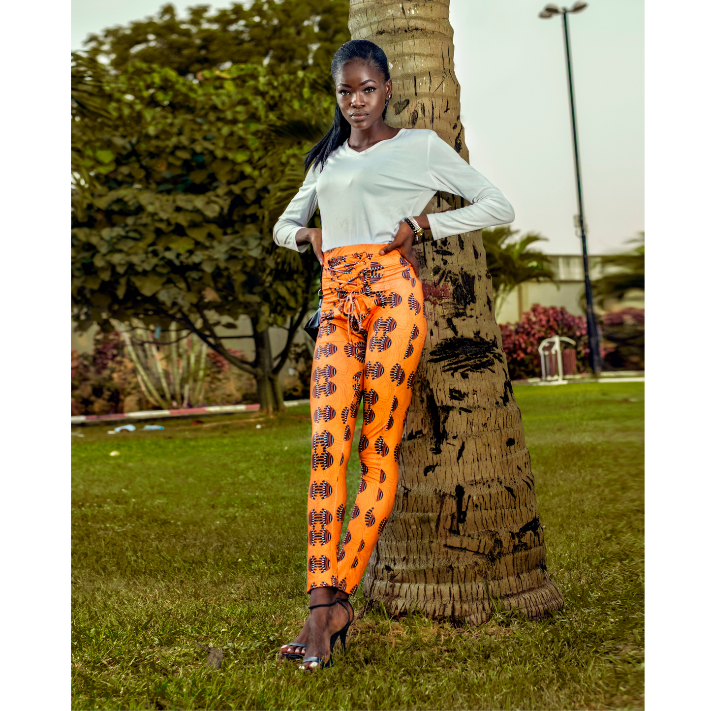Celebrate Heritage Leggings - Vibrant African-Inspired Design
