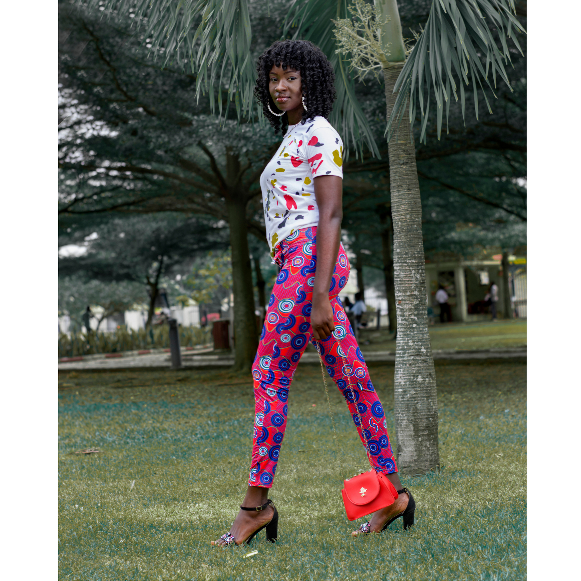 Explore the Vibrant Nord Afro Leggings - One Size Fits All – AFRO