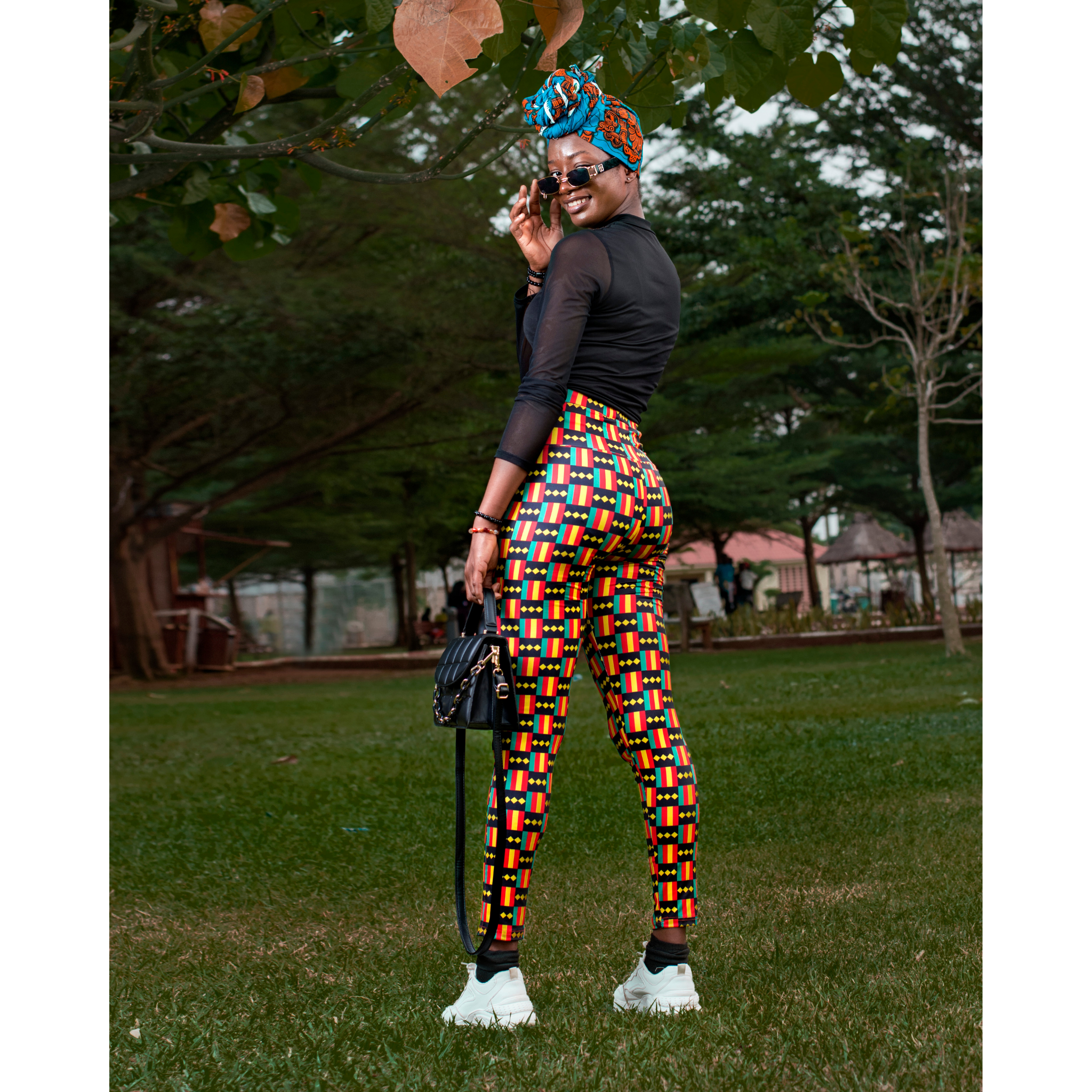 Pan Africa Kente Print Leggings – Bold African