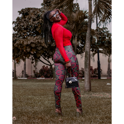 Afro Leggings: Authentic African Print