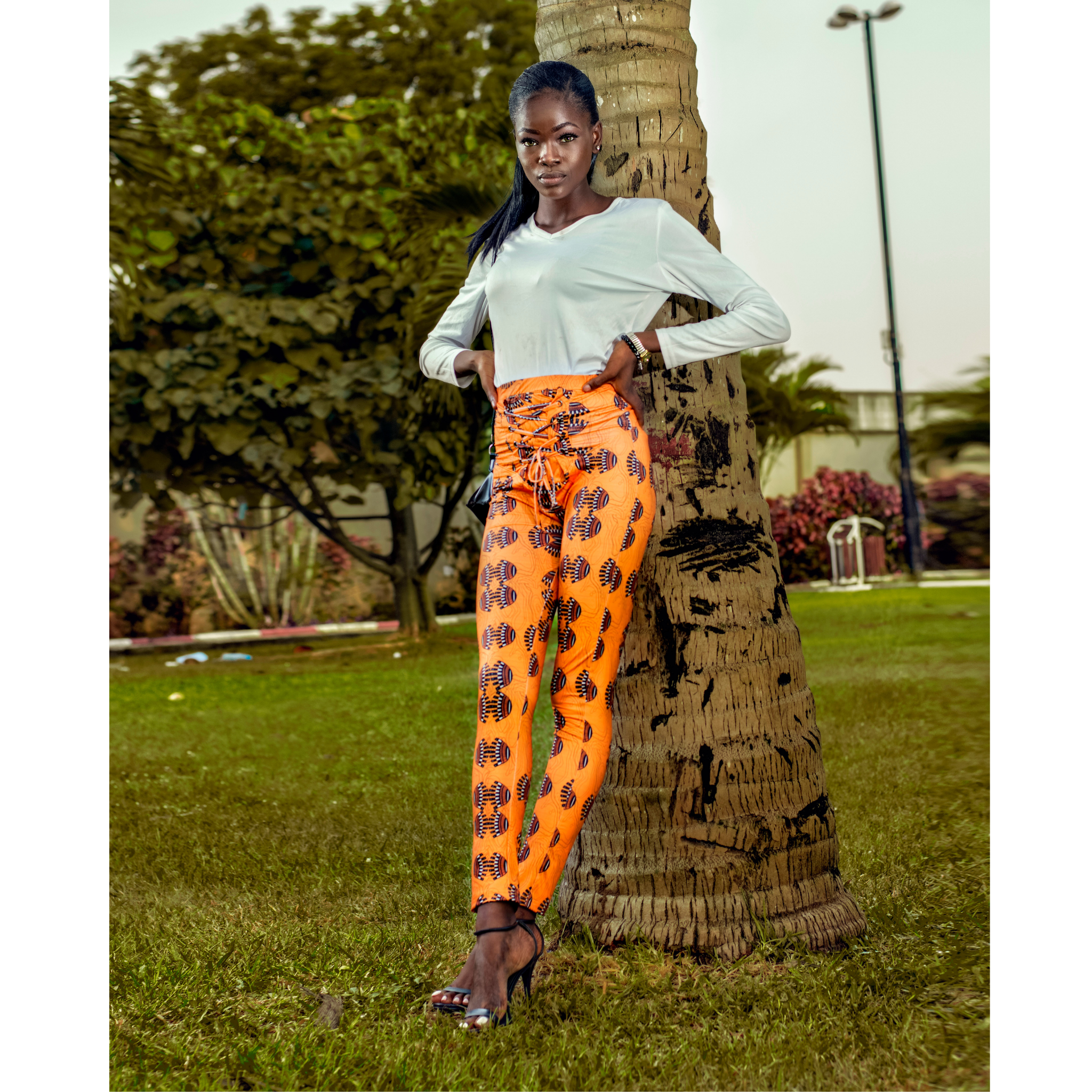 Celebrate Heritage Leggings - Vibrant African-Inspired Design