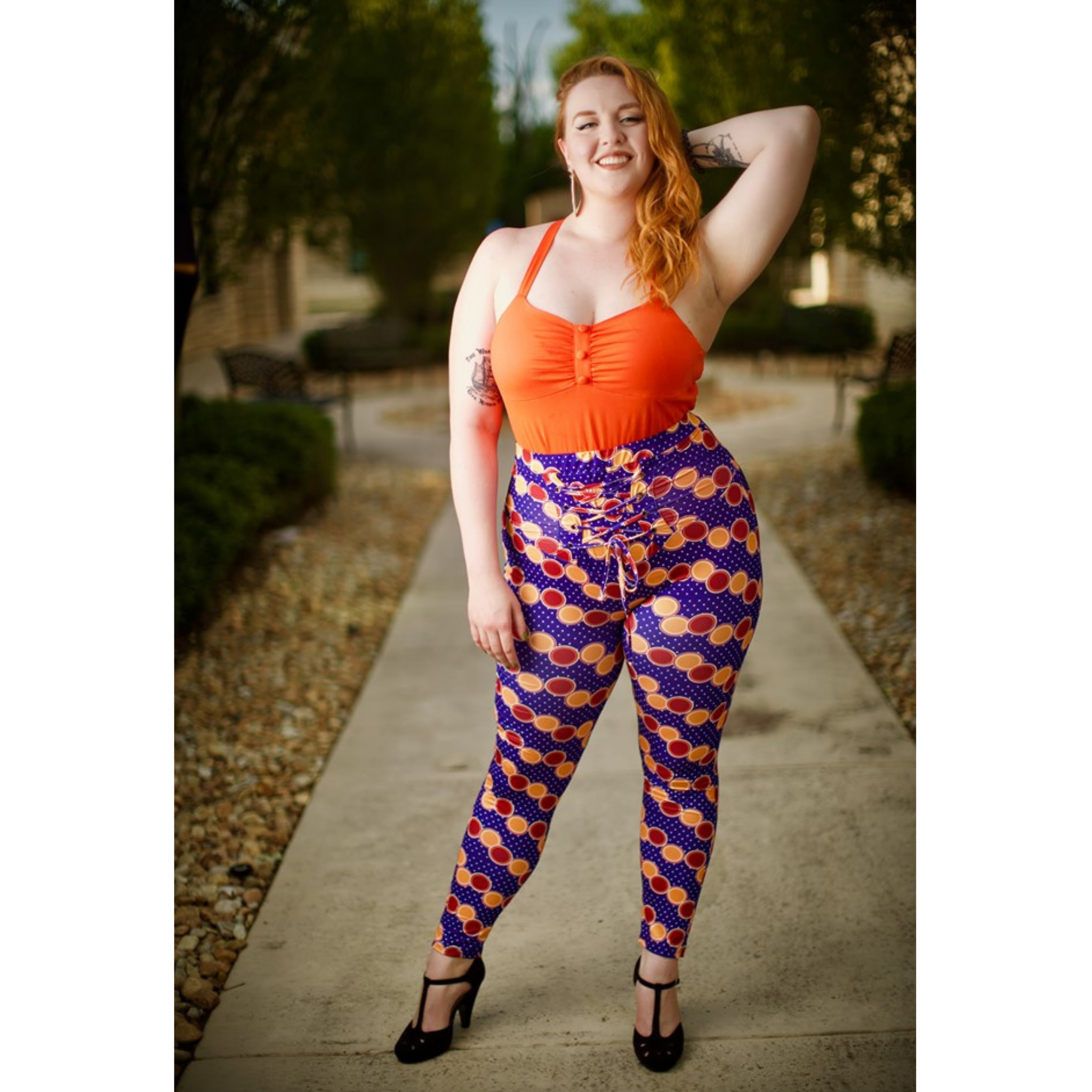 Everyday African Print Leggings - Stylish Comfort for Daily Wear